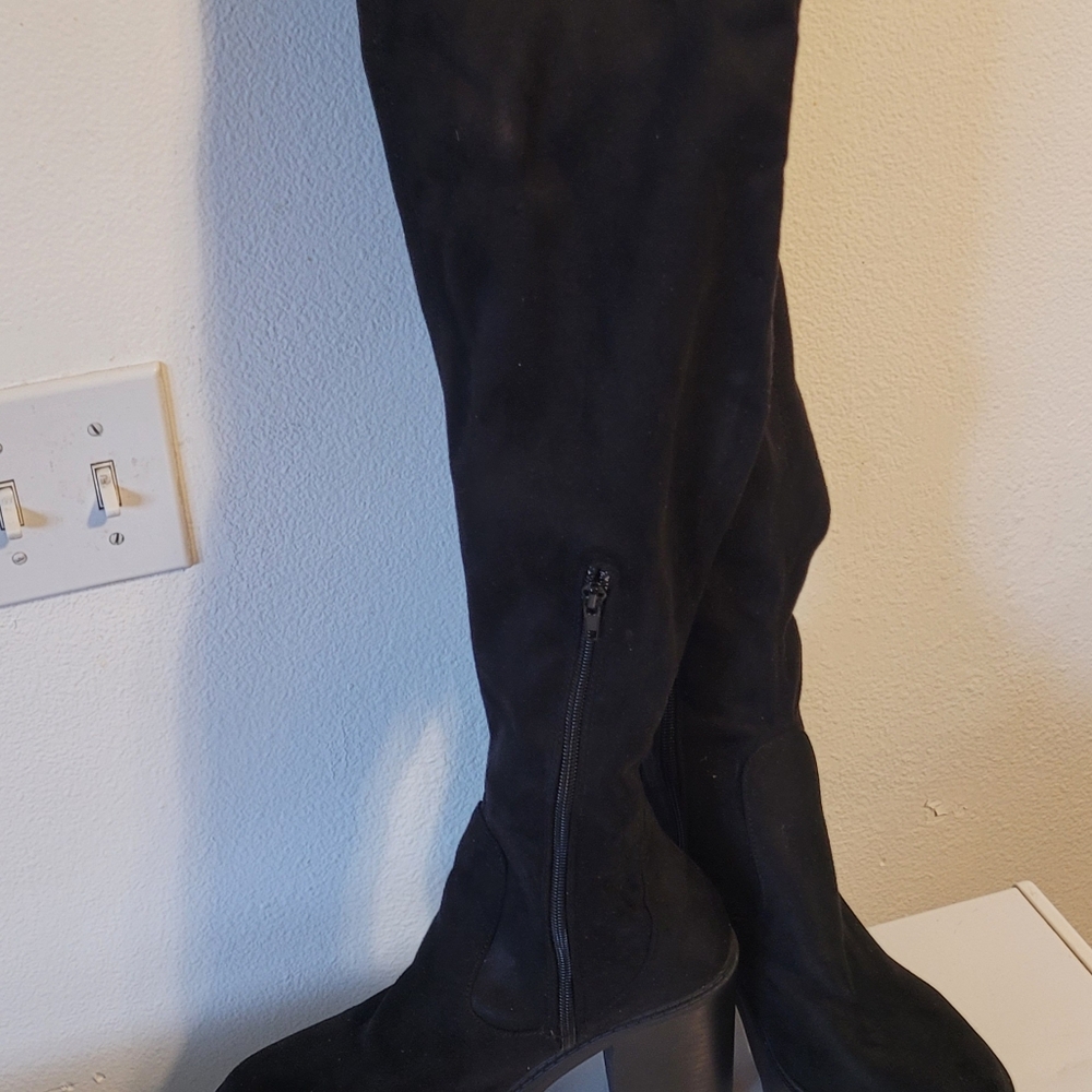 Black diba Boots Thigh High Women's  Sz 9.5 - Picture 7 of 14